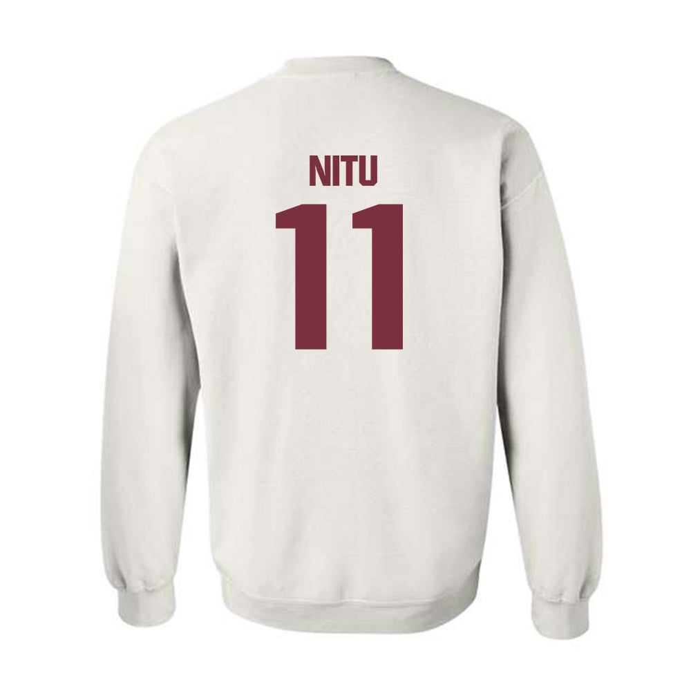 FSU - NCAA Men's Basketball : Christian Nitu - Generic Shersey Crewneck Sweatshirt-1