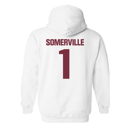 FSU - NCAA Men's Basketball : Martin Somerville - Generic Shersey Hooded Sweatshirt-1