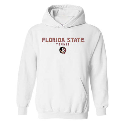 FSU - NCAA Men's Tennis : Justin Lyons - Generic Shersey Hooded Sweatshirt-0