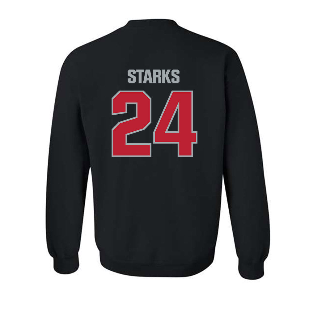 Georgia - NCAA Football : Malaki Starks - Classic Shersey Crewneck Sweatshirt-1