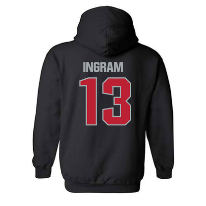 Georgia - NCAA Women's Basketball : Stefanie Ingram - Classic Shersey Hooded Sweatshirt-1