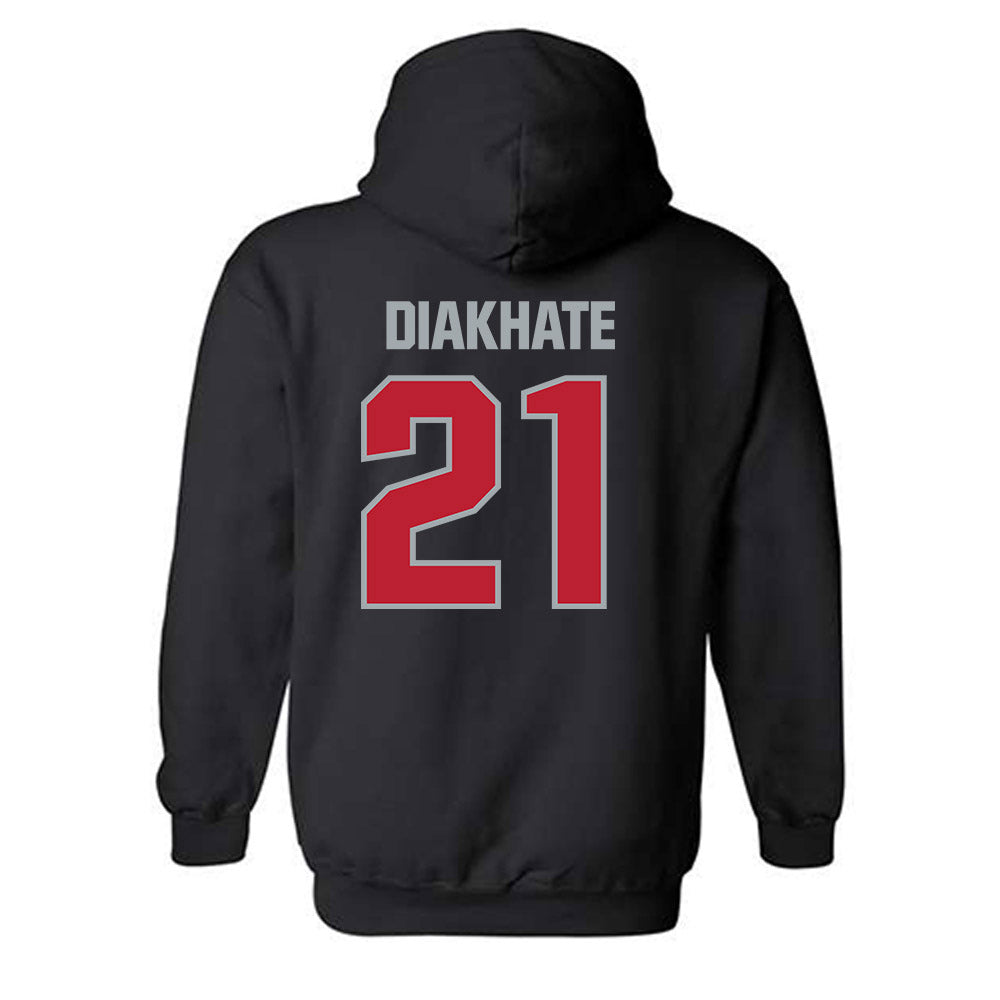 Georgia - NCAA Women's Basketball : Fatima Diakhate - Classic Shersey Hooded Sweatshirt-1