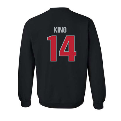 Georgia - NCAA Baseball : Trey King - Classic Shersey Crewneck Sweatshirt-1