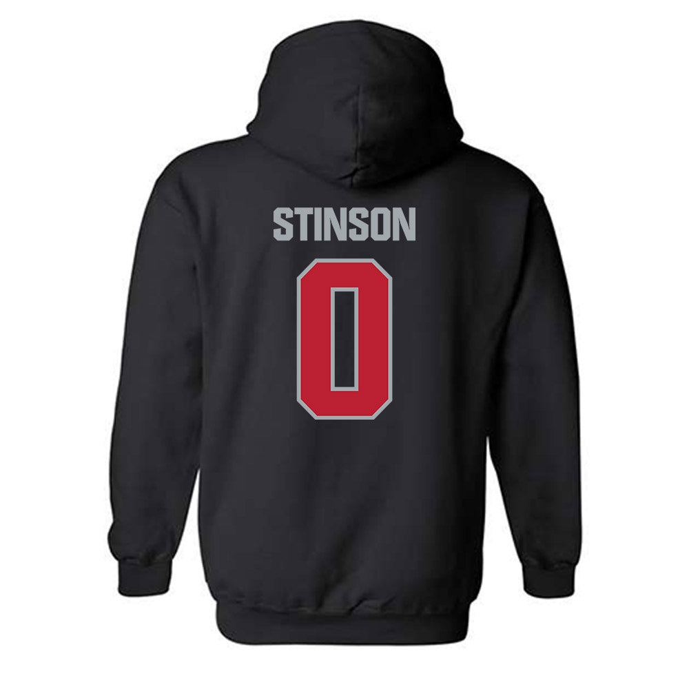 Georgia - NCAA Baseball : Josh Stinson - Classic Shersey Hooded Sweatshirt-1