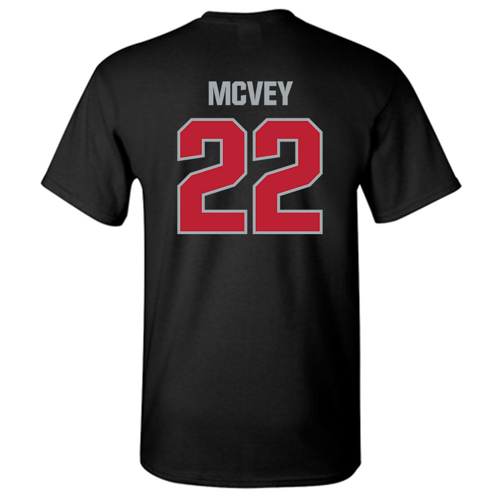 Georgia - NCAA Men's Basketball : Jackson McVey - Classic Shersey T-Shirt-1