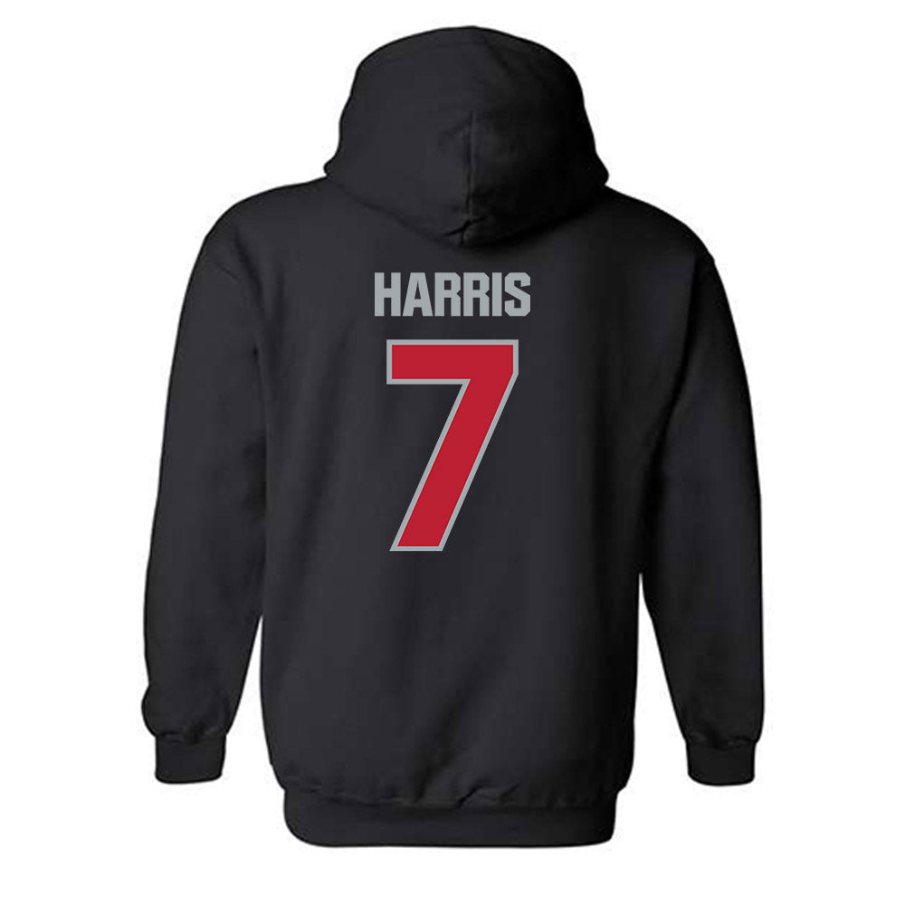 Georgia - NCAA Football : Daniel Harris - Classic Shersey Hooded Sweatshirt-1
