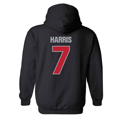 Georgia - NCAA Football : Daniel Harris - Classic Shersey Hooded Sweatshirt-1