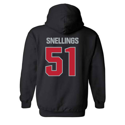 Georgia - NCAA Football : Will Snellings - Classic Shersey Hooded Sweatshirt-1
