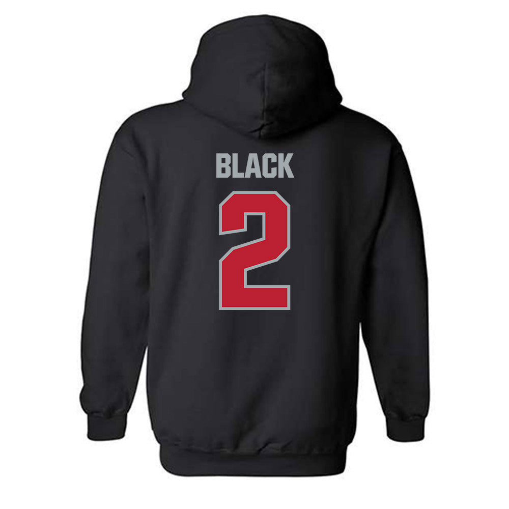 Georgia - NCAA Baseball : Ryan Black - Classic Shersey Hooded Sweatshirt-1