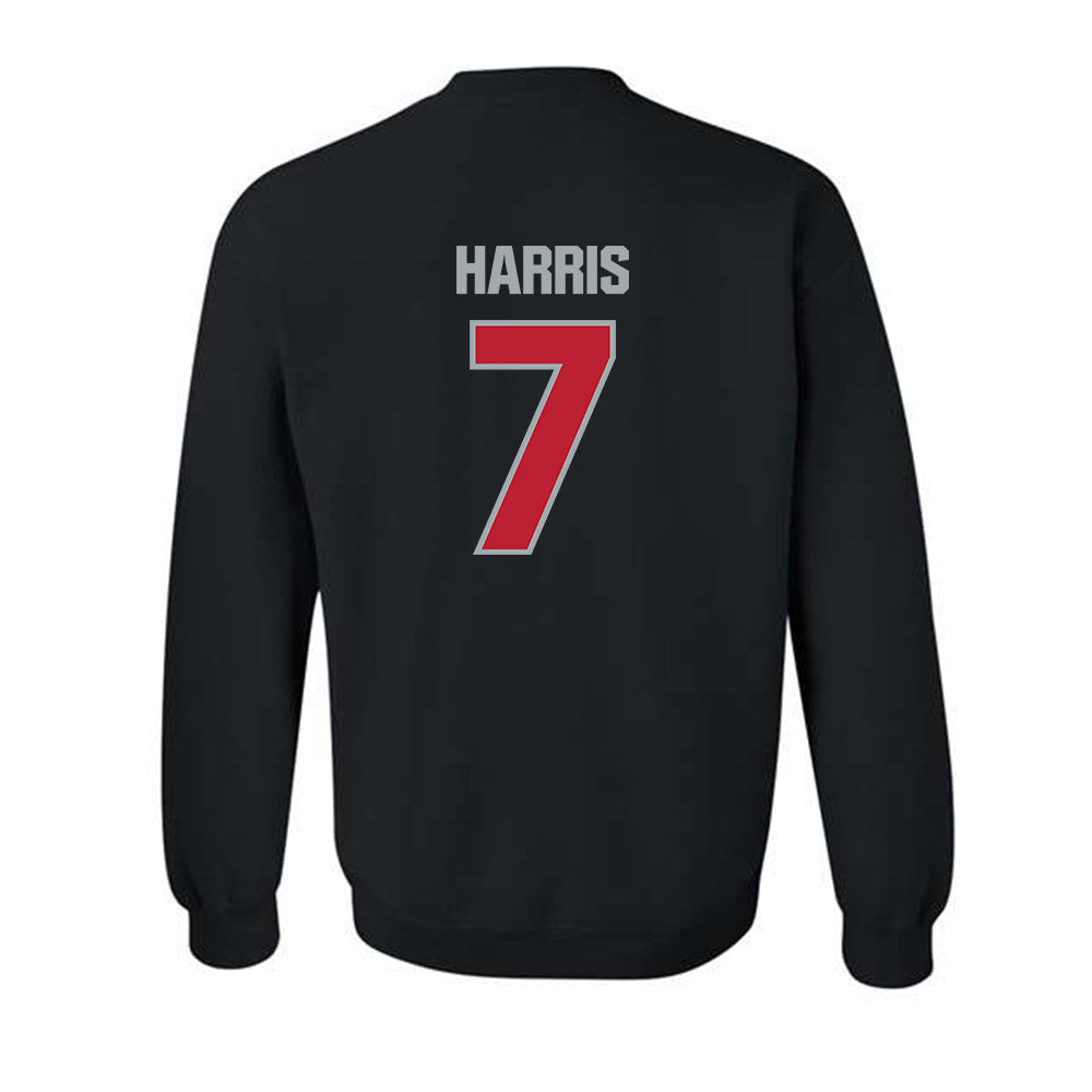 Georgia - NCAA Football : Daniel Harris - Classic Shersey Crewneck Sweatshirt-1