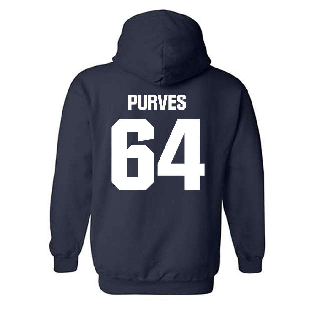 Georgia Tech - NCAA Football : Ryan Purves - Classic Shersey Hooded Sweatshirt-1