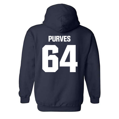 Georgia Tech - NCAA Football : Ryan Purves - Classic Shersey Hooded Sweatshirt-1