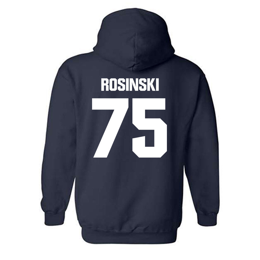 Georgia Tech - NCAA Football : Andrew Rosinski - Classic Shersey Hooded Sweatshirt-1