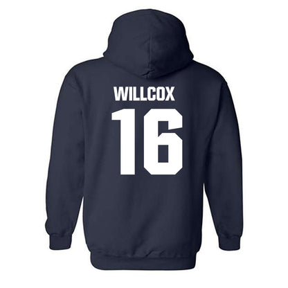Georgia Tech - NCAA Baseball : Charlie Willcox - Classic Shersey Hooded Sweatshirt-1