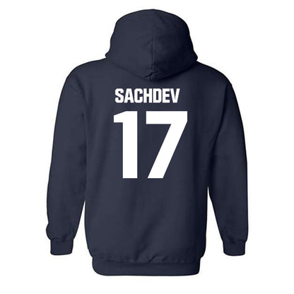 Georgia Tech - NCAA Men's Tennis : Rohan Sachdev - Classic Shersey Hooded Sweatshirt-1