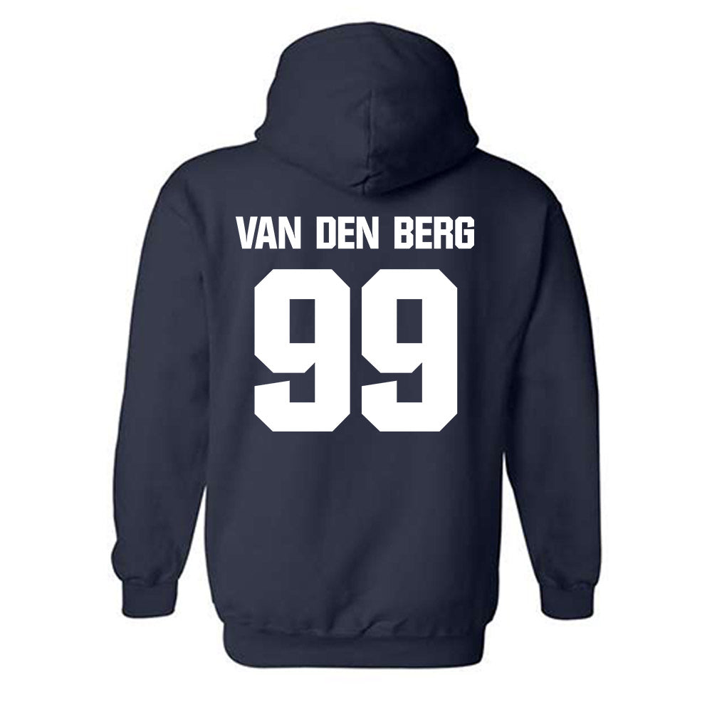 Georgia Tech - NCAA Football : Jordan van den Berg - Classic Shersey Hooded Sweatshirt-1
