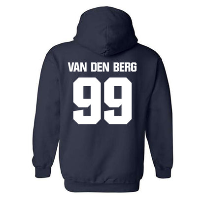 Georgia Tech - NCAA Football : Jordan van den Berg - Classic Shersey Hooded Sweatshirt-1