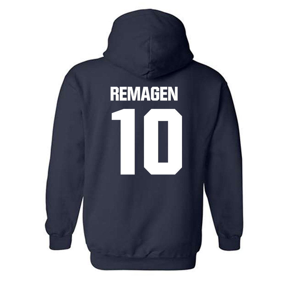 Georgia Tech - NCAA Men's Basketball : Davi Remagen - Classic Shersey Hooded Sweatshirt-1