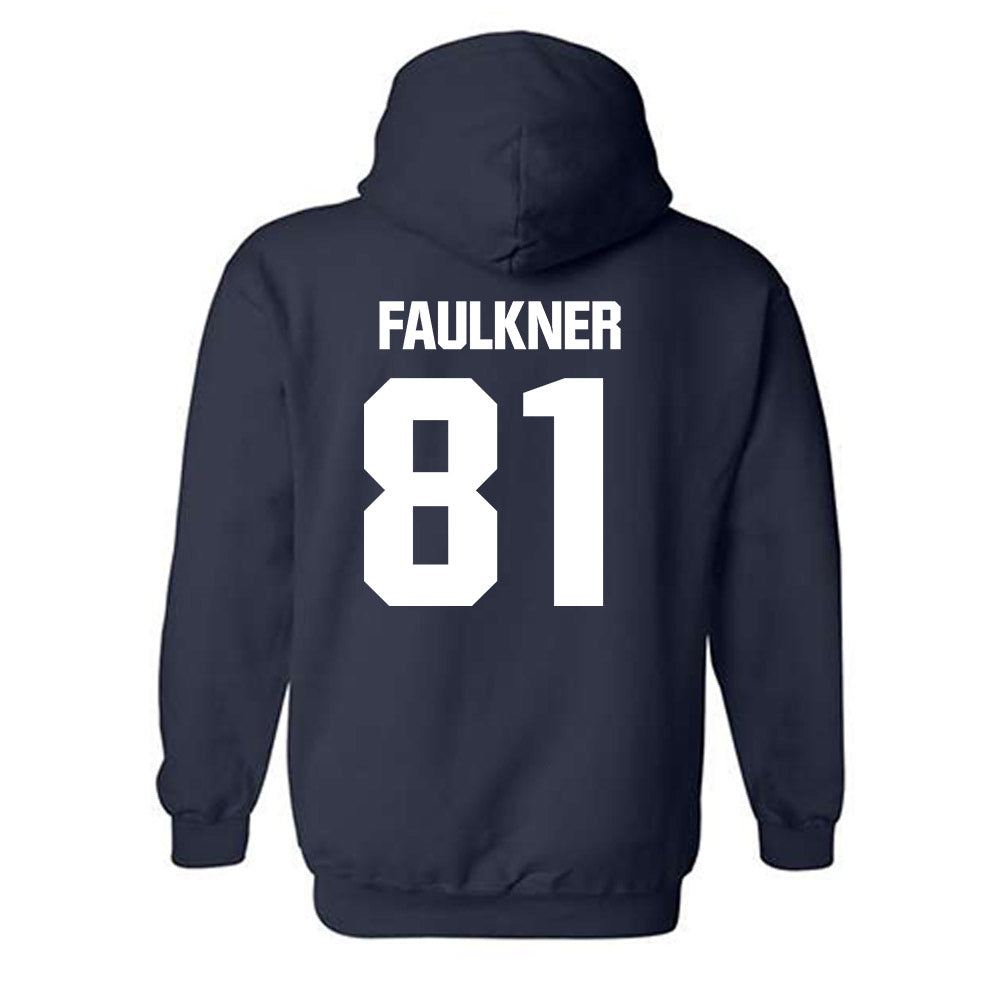 Georgia Tech - NCAA Football : Cal Faulkner - Classic Shersey Hooded Sweatshirt-1