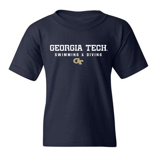 Georgia Tech - NCAA Women's Swimming & Diving : MaryGrace Guzzino - Classic Shersey Youth T-Shirt-0
