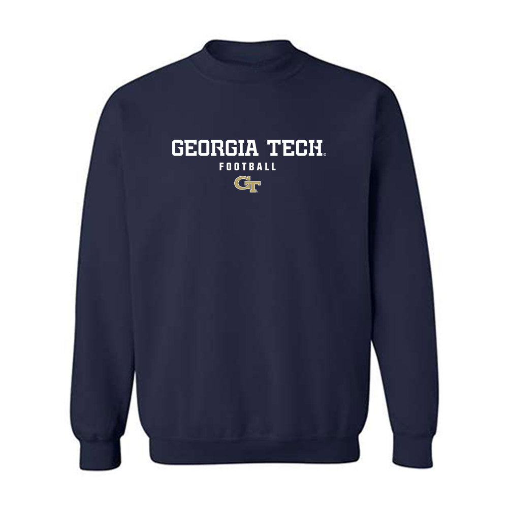 Georgia Tech - NCAA Football : Landen Marshall - Classic Shersey Crewneck Sweatshirt-0