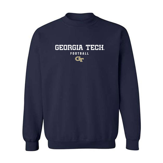 Georgia Tech - NCAA Football : Landen Marshall - Classic Shersey Crewneck Sweatshirt-0