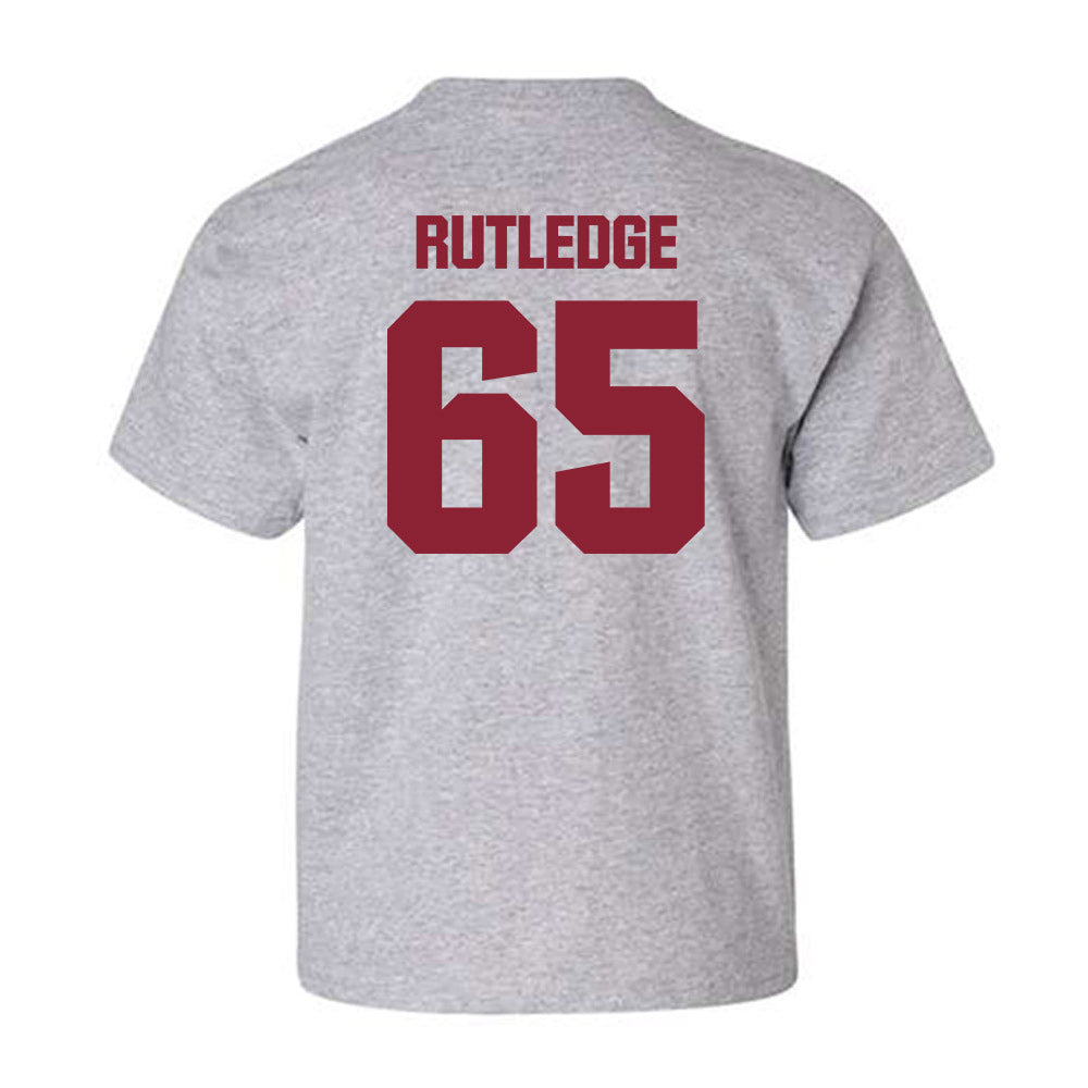 Iowa State - NCAA Football : Garret Rutledge - Classic Shersey Youth T-Shirt-1