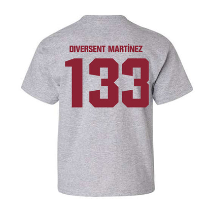 Iowa State - NCAA Wrestling : Osmany Diversent Martínez - Classic Shersey Youth T-Shirt-1