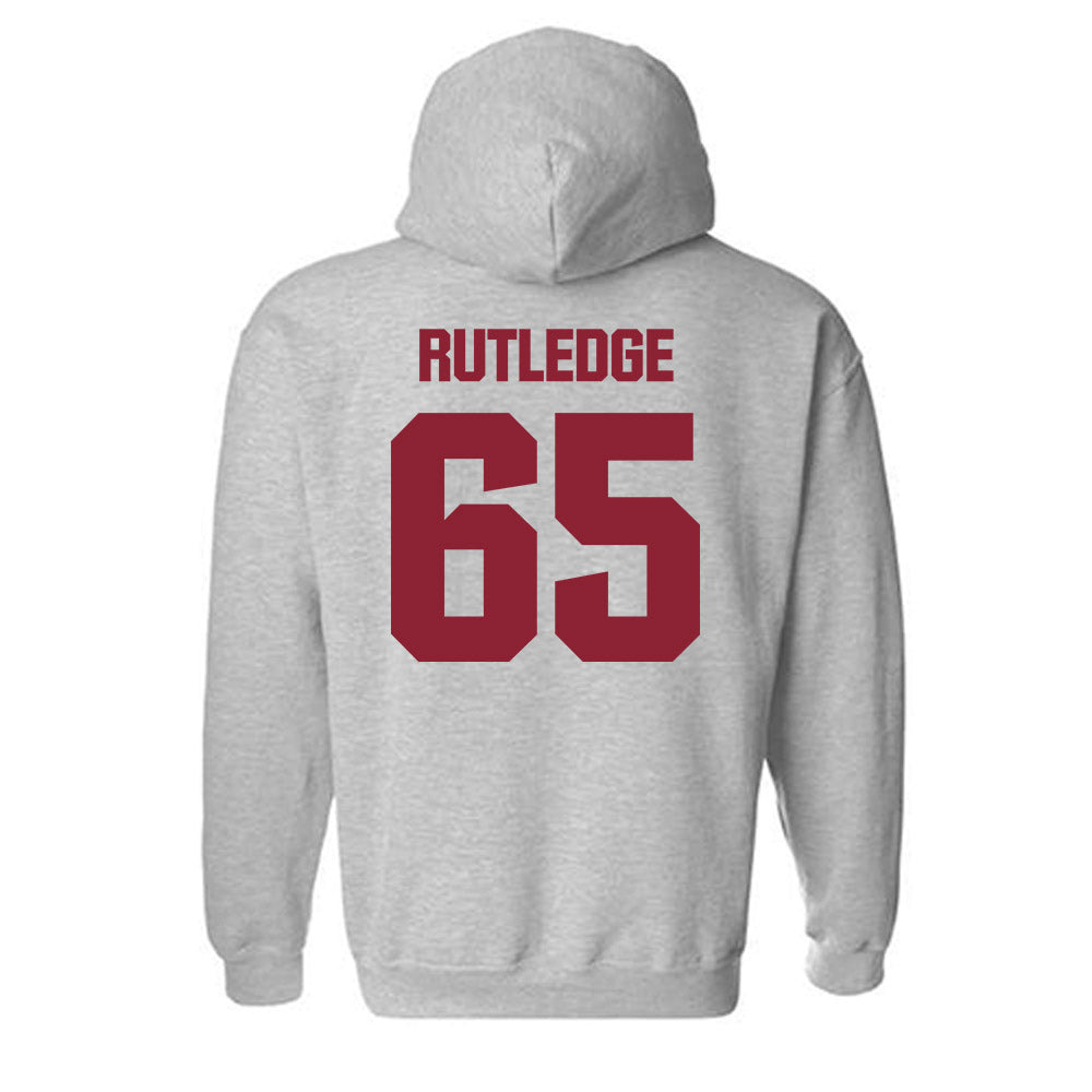 Iowa State - NCAA Football : Garret Rutledge - Classic Shersey Hooded Sweatshirt-1