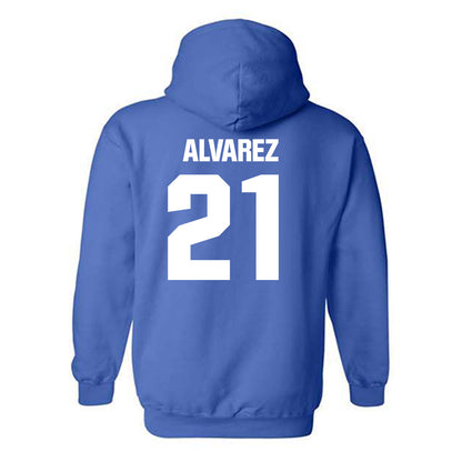  - NCAA Football : Santos Alvarez - Generic Shersey Hooded Sweatshirt-1