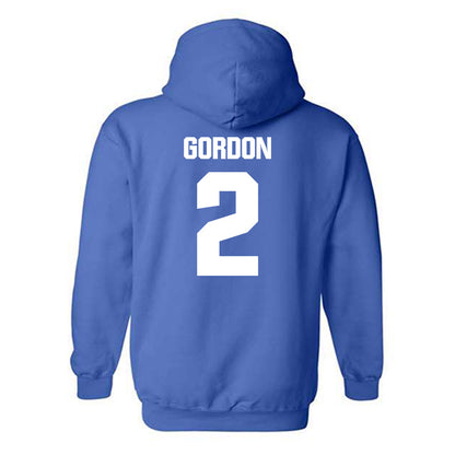 Kentucky - NCAA Men's Soccer : Joshua Gordon - Generic Shersey Hooded Sweatshirt-1