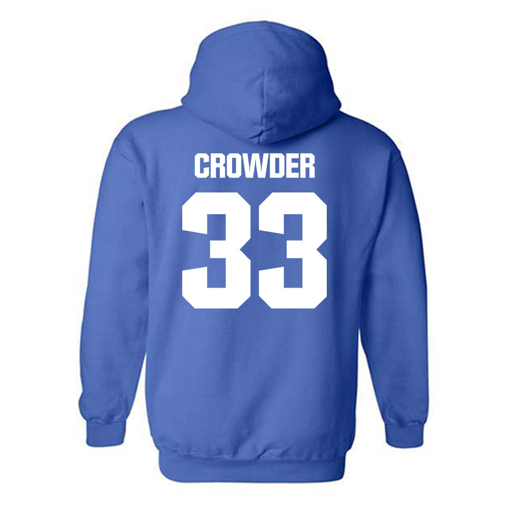 Kentucky - NCAA Football : Rico Crowder - Generic Shersey Hooded Sweatshirt-1