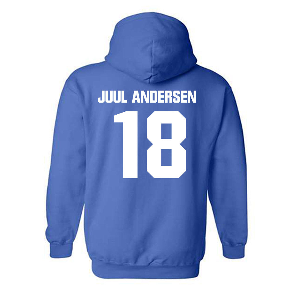 Kentucky - NCAA Men's Soccer : Marcus Juul Andersen - Generic Shersey Hooded Sweatshirt-1