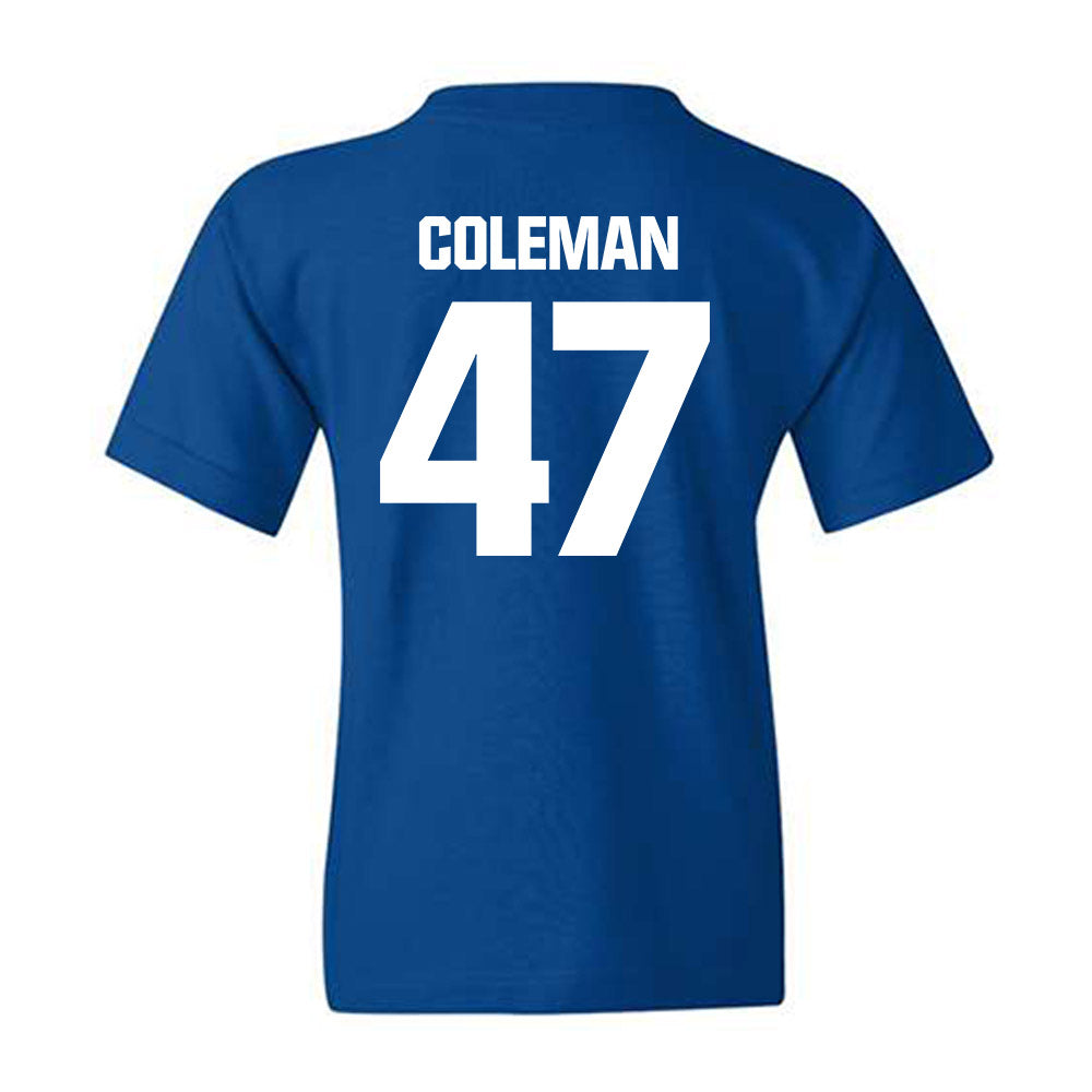 Kentucky - NCAA Baseball : Will Coleman - Generic Shersey Youth T-Shirt-1