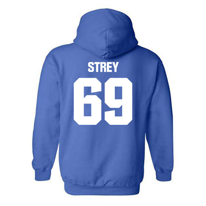 Kentucky - NCAA Football : Darrin Strey - Generic Shersey Hooded Sweatshirt-1