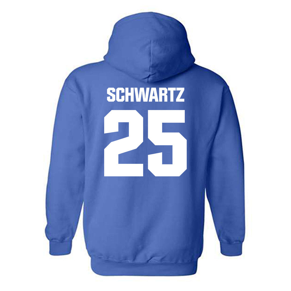 Kentucky - NCAA Baseball : Ryan Schwartz - Generic Shersey Hooded Sweatshirt