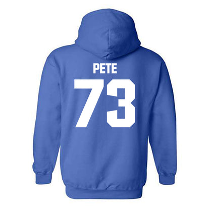 Kentucky - NCAA Football : Shiyazh Pete - Generic Shersey Hooded Sweatshirt-1