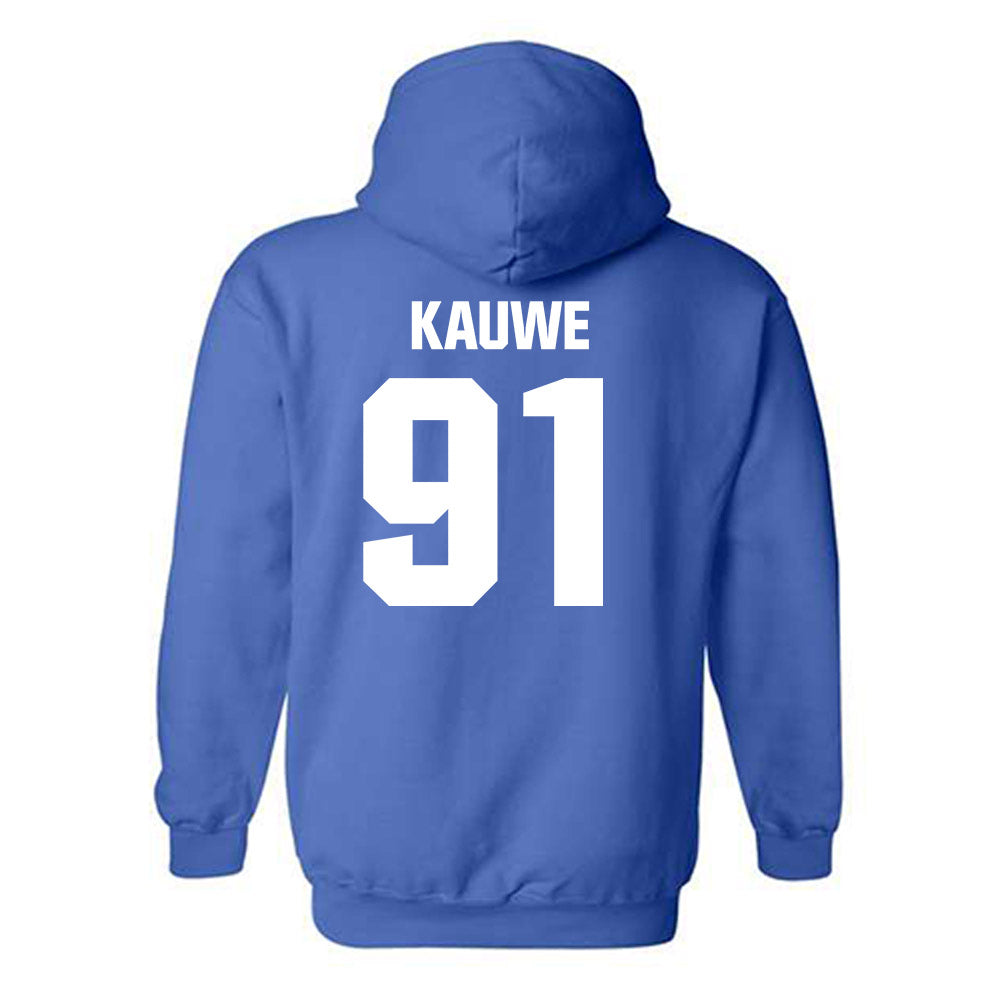 Kentucky - NCAA Football : Jacob Kauwe - Generic Shersey Hooded Sweatshirt-1