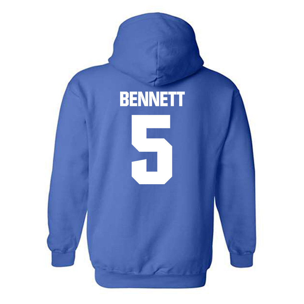 Kentucky - NCAA Baseball : Jack Bennett - Generic Shersey Hooded Sweatshirt-1