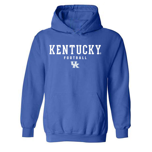 Kentucky - NCAA Football : Kyle Mixon - Generic Shersey Hooded Sweatshirt-0