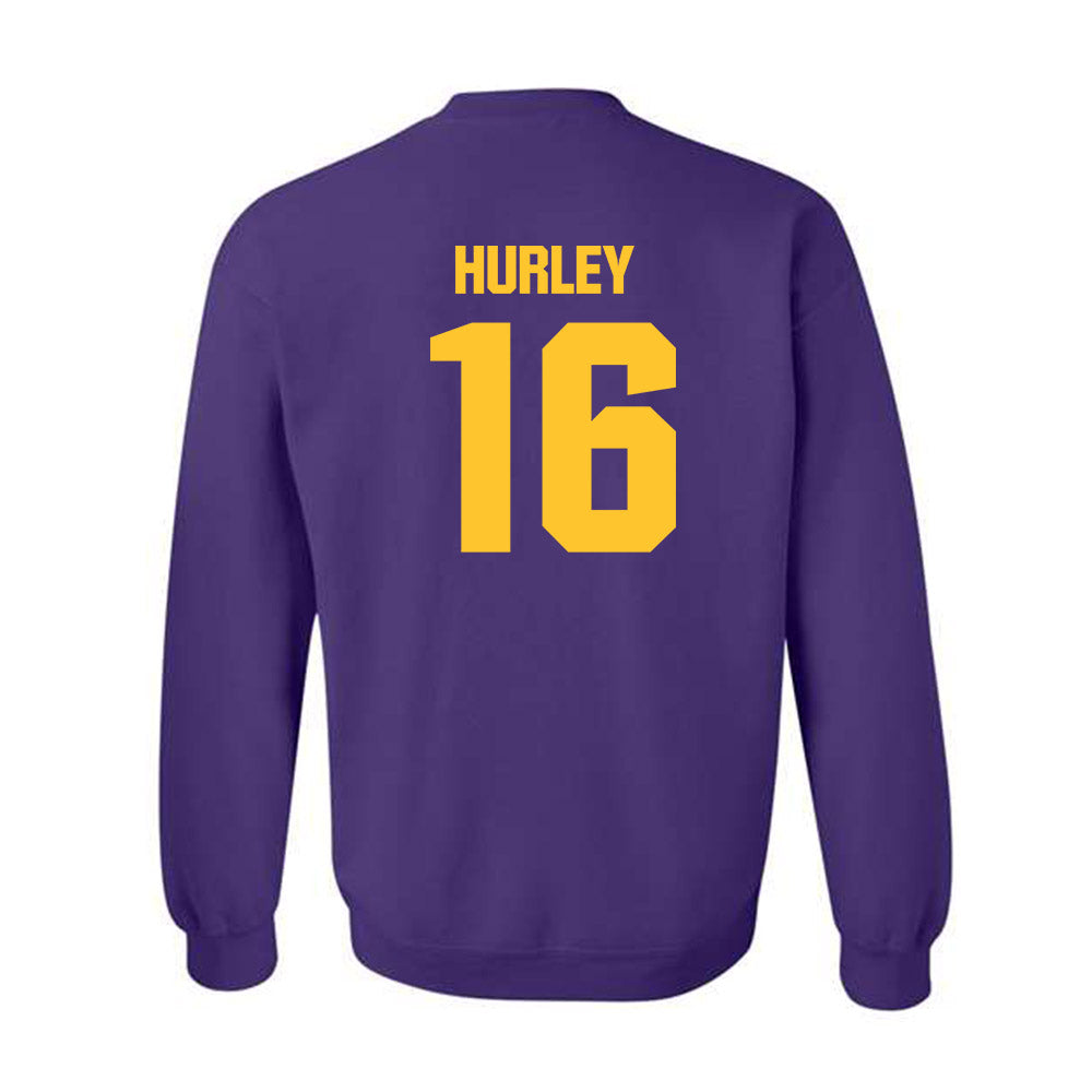 LSU - NCAA Football : Colin Hurley - Classic Shersey Crewneck Sweatshirt-1
