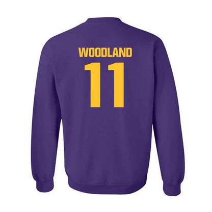 LSU - NCAA Football : PJ Woodland - Classic Shersey Crewneck Sweatshirt