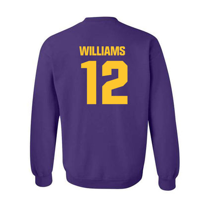 LSU - NCAA Women's Basketball : Mikaylah Williams - Classic Shersey Crewneck Sweatshirt-1