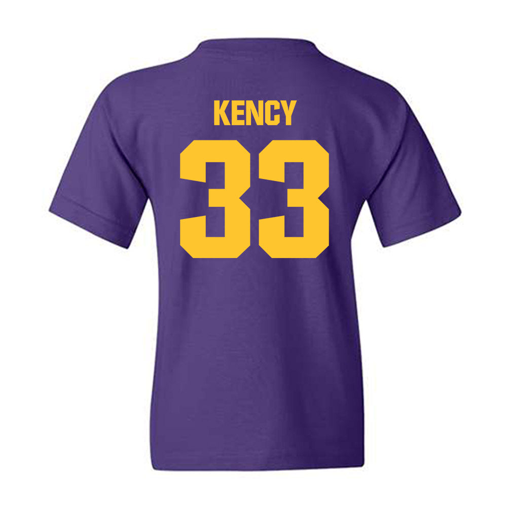 LSU - NCAA Football : David Kency - Classic Shersey Youth T-Shirt-1