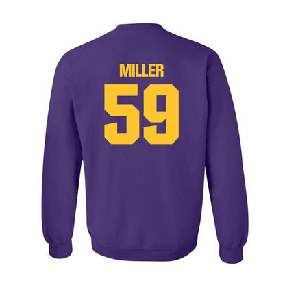 LSU - NCAA Football : Tyler Miller - Classic Shersey Crewneck Sweatshirt-1