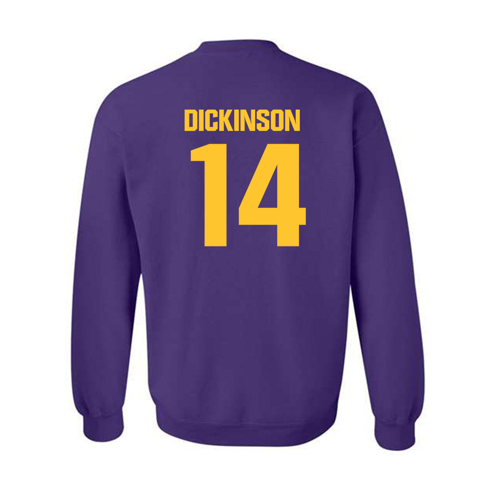 LSU - NCAA Baseball : Daniel Dickinson - Classic Shersey Crewneck Sweatshirt-1