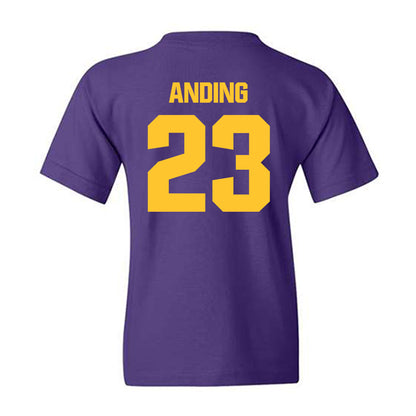 LSU - NCAA Football : Aidan Anding - Classic Shersey Youth T-Shirt-1
