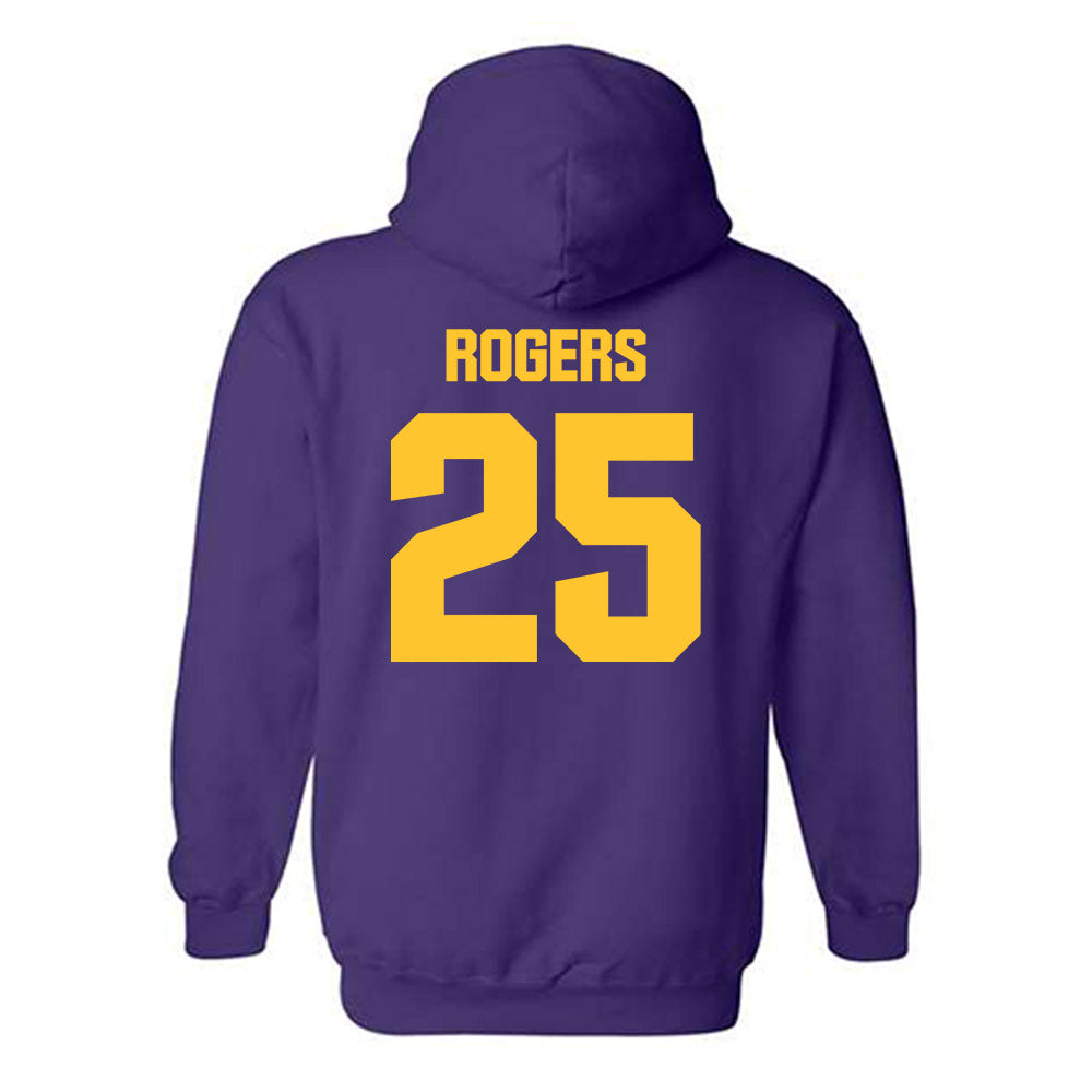 LSU - NCAA Women's Soccer : Senai Rogers - Classic Shersey Hooded Sweatshirt-1