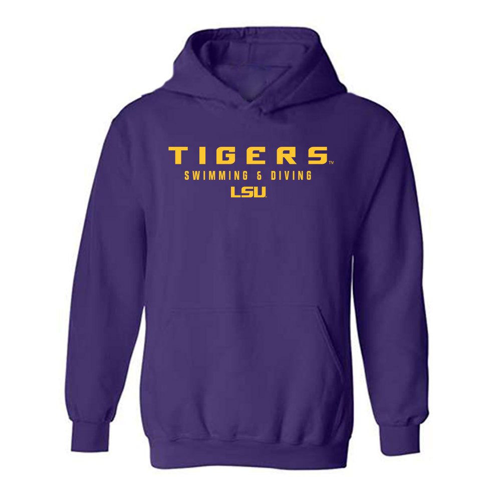 LSU - NCAA Men's Swimming & Diving : Nicole Ellis - Classic Shersey Hooded Sweatshirt-0