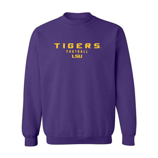 LSU - NCAA Football : Colin Hurley - Classic Shersey Crewneck Sweatshirt-0